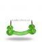 Fancy Clear Glass Pot Style Green Handle