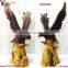 Craft Supplier polyresin golden peacock animals figurines