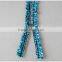 Hot sale new design promotional tweed lace with zipper