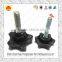 2016 Hot sale quality black 6-7mm height adjustable sofa leg