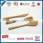 Promotional bamboo biodegradable cutlery spoon fork and kinfe set