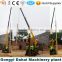 Drill holes and erection power pole, multi functional telegraph pole pit digging machine