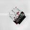 Cotton puff plastic drawstring bag for cosemtic