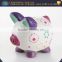 Wholesale hand paint ceramic money box in pig shape