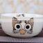Cat printing ceramic bowl cat printing new bone china plate kids tableware set
