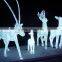 Festival outdoor IP65 light up large led acrylic reindeer