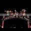 Street garden outdoor custom artificial led christmas decorations light poles