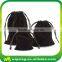 Wholesale customized grey velvet pouches with drawstring