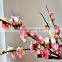 SJ20170017 artificial plum flower branch pink fake plum flower branch decoration
