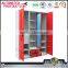 double color wardrobe design furniture bedroom indian closet almari powder coated steel almirah