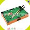 2017 Wholesale high quality kids mini wooden billiard snooker table W11A032