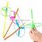 bamboo balancing dragonfly plastic childhood dragonfly toy dragonfly outdoor lights