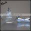 100ml cosmetic perfume glass bottle guangzhou silver aluminum pump sprayer bottle glass with long crown cap china suppliers