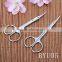 Small eyebrow scissors repair eyelash metal eyebrow scissors beauty scissors