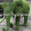 Artificial real looking grass animal topiary for garden landscaping ornament decoration