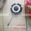 2016 New arriving popular leather sunflower lapel pin with double color