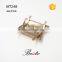 Golden-colored new design decorative metal shoes buckles parts for shoes women