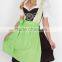 HAND MADE''SKY BLUE100%COTTON DIRNDL GERMAN BAVARIAN DRESS