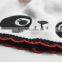 latest kids baby panda cartoon100 cotton woolen knitted caps
