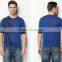 Jacquard 100% Mens Half Sleeve Cashmere T-shirt