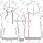 Low Price Custom Printed Fleece Heavy Cotton Fashion Gray Hooded Sweatshirt
