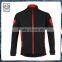 Sports custom cycling hooded black softshell jacket for man and woman