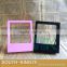 Wholesale 11x9cm Pink/Black Color ABS Color Square Thin Film Jewelry Display Case