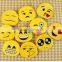 Popular 10cm Plush Emoji Coin Purse With Zipper