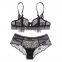 Women Embroidery Bra Hollow Out See Though Lace Bra and Panties Sets Sexy Lingerie Lace Underwear A B C D Cup