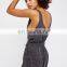 Women sleeveless adjustable and removable tie at the waist comfy romper