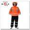 highlighted yardman city landscaper janitor raincoat