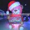 Outdoor Christmas decorations inflatable polar bear