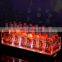 Bar counter top square beer ice bucket LED lighting up plastic ice bucket