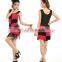 Fashion Performance One-piece Tassel Women Latin Dance Costume Dress L-7034#