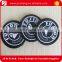 Custom round woven embroidery label tag for clothing
