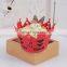 Christmas decoration laser cut paper cup cake wrappers