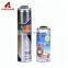 Dia 52mm cymk painting tinplate aerosol can metal spray can for snow spray