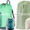 Travel Mesh Pocket Durable Washing Backpack with Drawstring  Backpack with Shoulder Straps