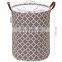 printing fabric cloth flexible laundry baskets eco friendly round laundry basket with cover tall hamp laundry basket in bulk