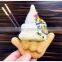 commercial waffle machine open mouth ice cream machine