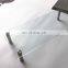 Hot sale clear tempered glass stainless steel tv stand design