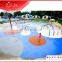 zero depth splash pad equipment for family recreation area