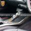 OEM Style Interior Trim Carbon Fiber Center Console Control Button Cover For Ferra-ri 812