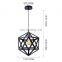 Classic Style Metal Shade Pendant Light E27 Restaurant Lamps