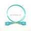 15meter sc/upc-sc/upc OM3 MM50/125 OM3  2.0mm flat Duplex dx fiber optic patchcord/jumper/assembly
