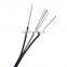 Outdoor drop cable 4 core multimode fiber optic cable