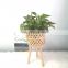 K&B hot sale wholesale bamboo woven storage basket plant pot baskets with stand
