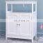 Free Standing Kitchen Cupboard Wooden Storage Cabinet with 2 Doors / Bookcase / Shoe Storage