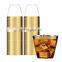 Wholesale 9 Oz Gold Rose Plastic Cups Gold Rimmed Cups