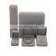 Factory wholesale custom grey velvet jewelry box and box for necklace
